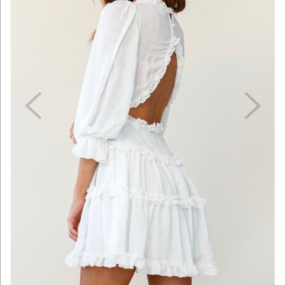 White dress size small